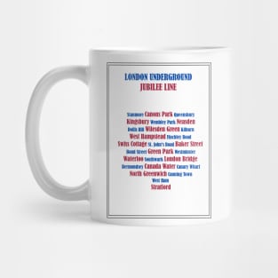 London Underground: Jubilee Line Mug